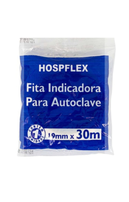 Fita Para Autoclave- HospFlex Embalagem com 1unidade 19mmx 30 m